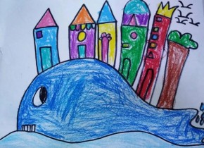 明鲸少儿美术用心服务每一位孩子，在成功的大道上昂首挺胸！