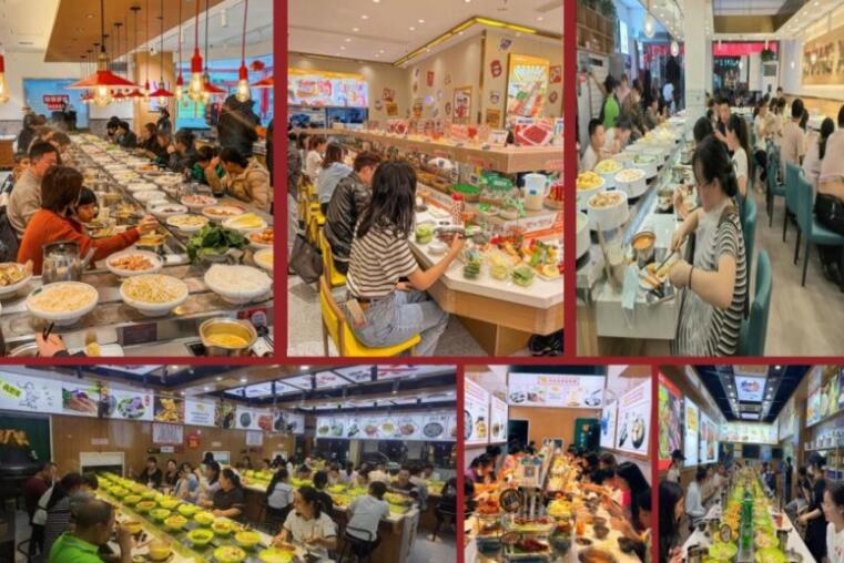 尚百味旋轉(zhuǎn)小火鍋