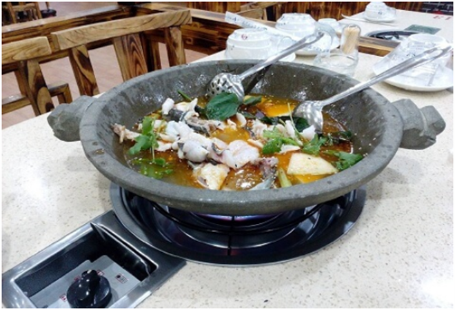 昕時(shí)器蒸汽石鍋魚