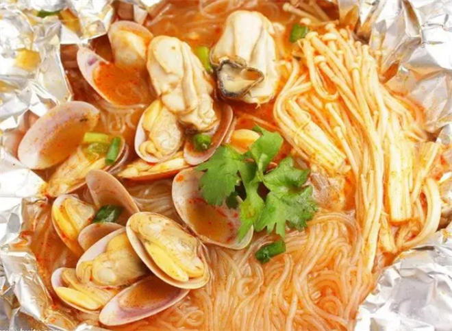 味优味海鲜花甲粉