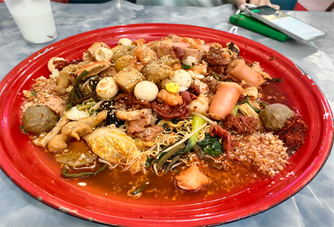 旧巷口油泼冒菜麻辣大拌