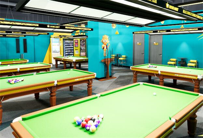 球小閑24小時(shí)無人臺球加盟