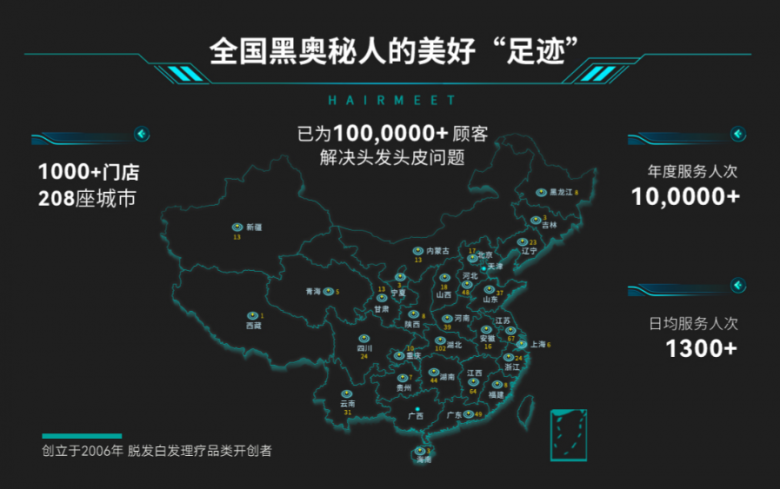 黑奧秘脫發(fā)白發(fā)中心