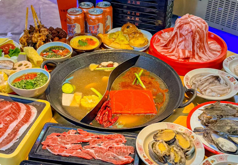 太上鍋鮮切牛肉自助老火鍋