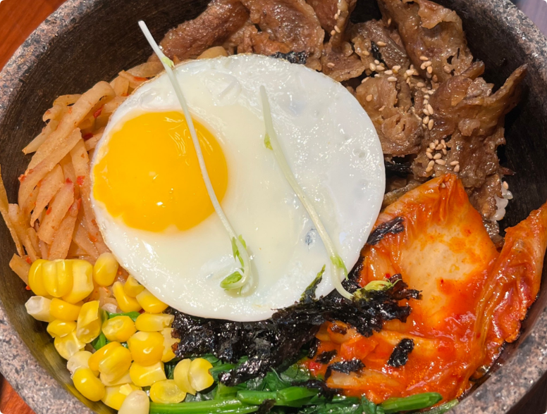 韩国料理拌饭