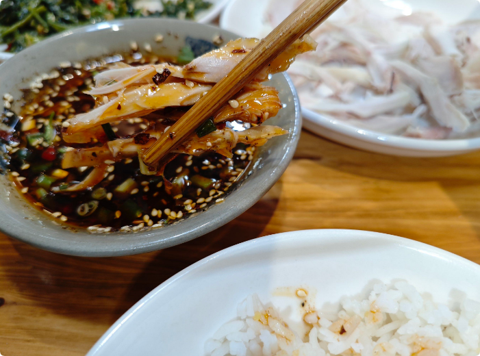 梭斗自貢蘸水菜