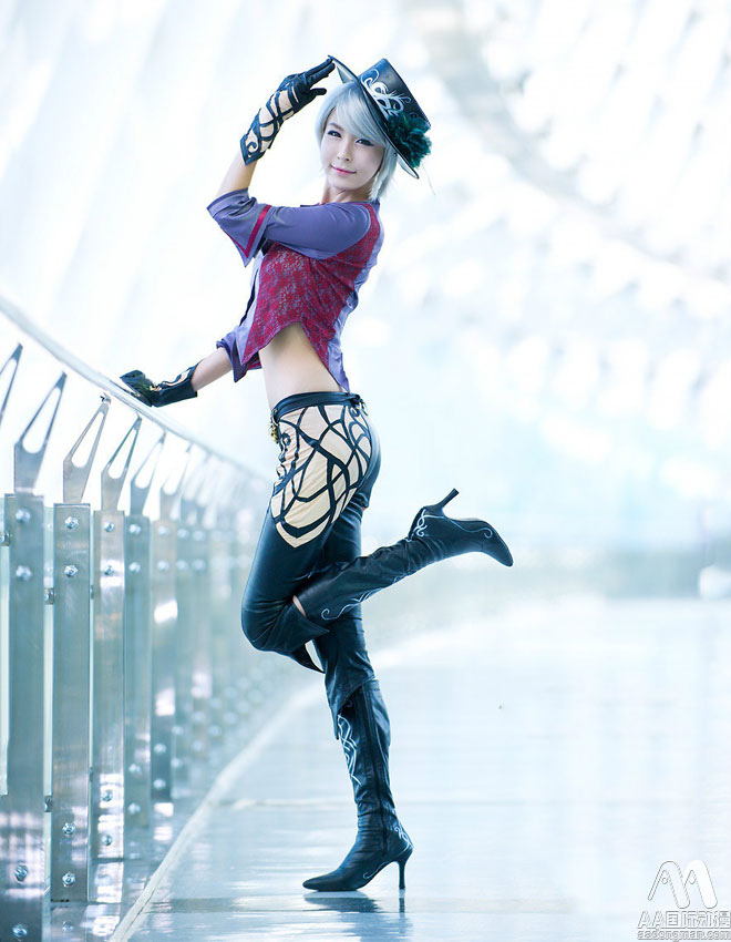 dnf暗夜使者cosplay 高度还原性感来袭