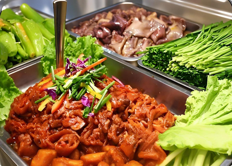 韩金阁自助火锅烤肉加盟(图2)