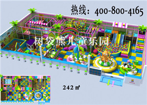 室內(nèi)兒童樂園設備哪個品牌好 樹袋熊兒童樂園廠家直銷_1