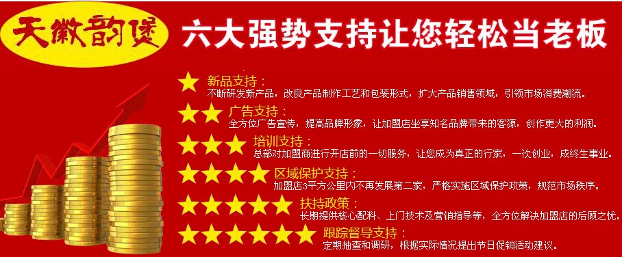 天徽韵煲瓦罐小吃加盟给予加盟者什么样的长期支持？_1