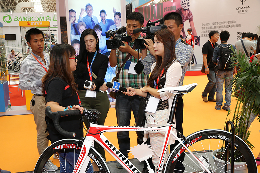 世界顶级品牌土拨鼠MARMOT成亚洲自行车展媒体采访焦点（图）_5