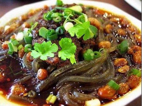 陜西特色小吃肉夾饃加盟，米皮，酸辣粉的做法，臘汁肉夾饃培訓(xùn)，涼皮米皮的做法_5