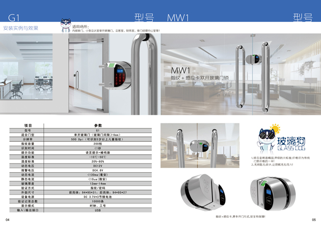 玻璃狗 智能玻璃指纹锁 全国招商中_3