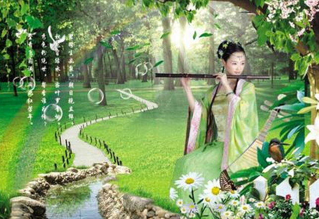 汗蒸房材料之負(fù)離子竹簾畫的神奇功效（圖）_1