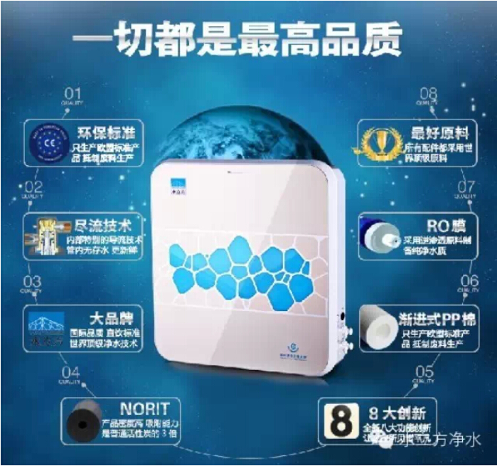 水立方厨房净水器，深度过滤用水无忧_1