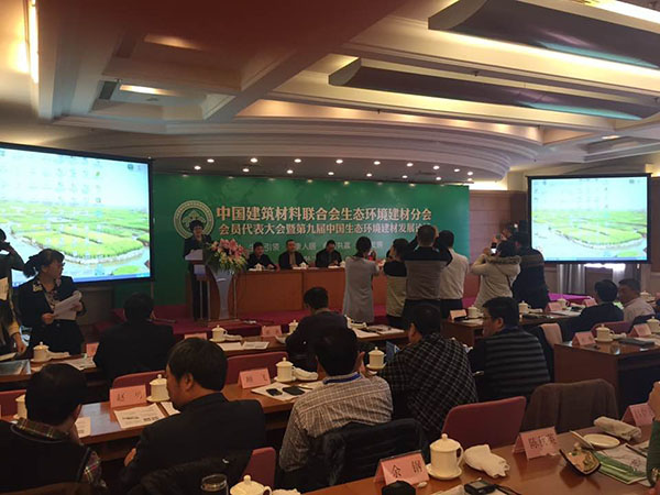 红意硅藻泥应邀参加第九届中国生态环境建材发展峰会（图）_2