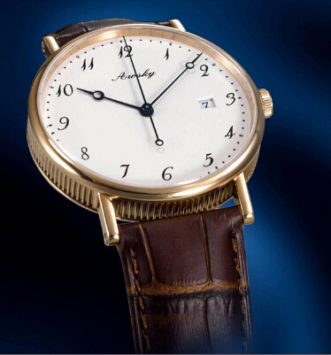 奥威时手表－－绅士系列超薄机械男表 BG109（品牌招商加盟）（图）_1