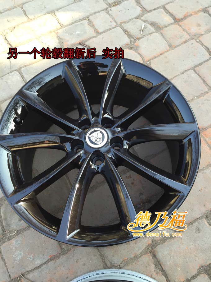 輪轂啃傷輪轂啃傷修復技術捷豹輪轂修復翻新_8