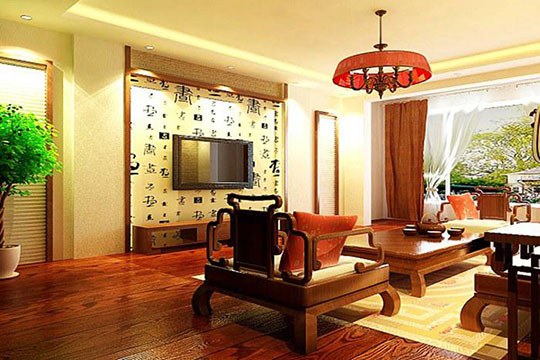 2015硅藻泥電視背景墻實景案例（圖）_10