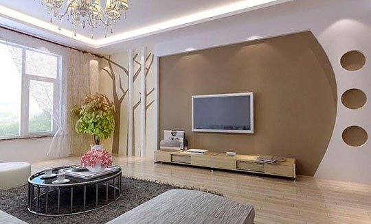 2015硅藻泥電視背景墻實景案例（圖）_13