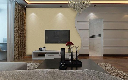 2015硅藻泥電視背景墻實景案例（圖）_16