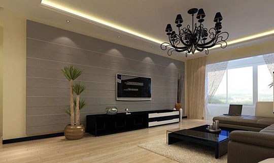 2015硅藻泥電視背景墻實景案例（圖）_20