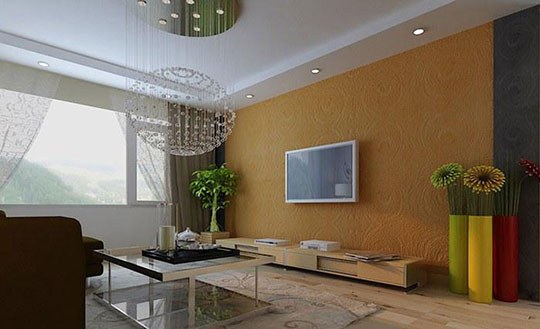 2015硅藻泥電視背景墻實景案例（圖）_22