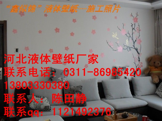 河南鑫似錦液體壁紙招商3d彩粒漆水彩漆技術(shù)免費(fèi)培訓(xùn)_1