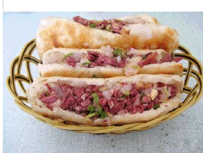 民間特色小吃驢肉火燒培訓(xùn)1500元傳授正宗的河間驢肉火燒技術(shù)_1