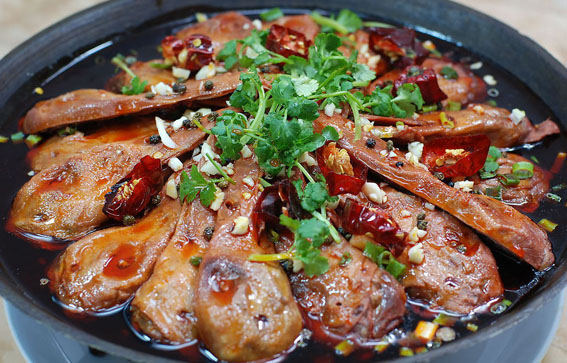 香辣干鍋鴨頭培訓(xùn)1800元學(xué)會制作干鍋鴨頭技術(shù)_1