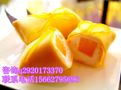 北京榴蓮班戟培訓(xùn)河北榴蓮酥千層蛋糕加盟_1