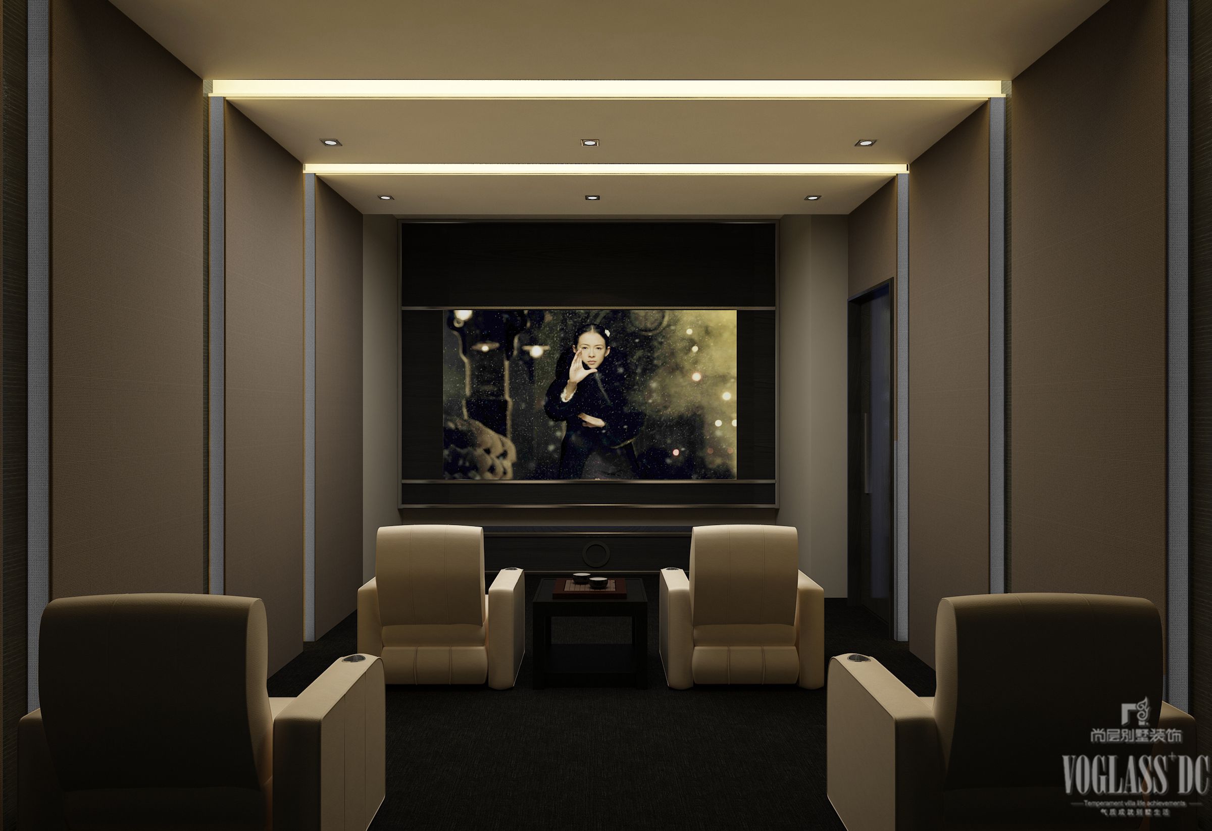 上海尚層裝飾_別墅裝修中海悅府現(xiàn)代簡約_2