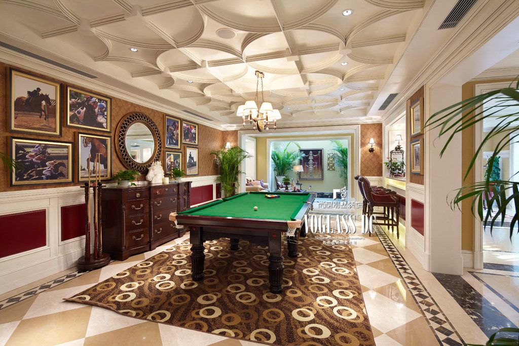 上海尚層裝飾_別墅裝修尚匯豪庭美式案例_1