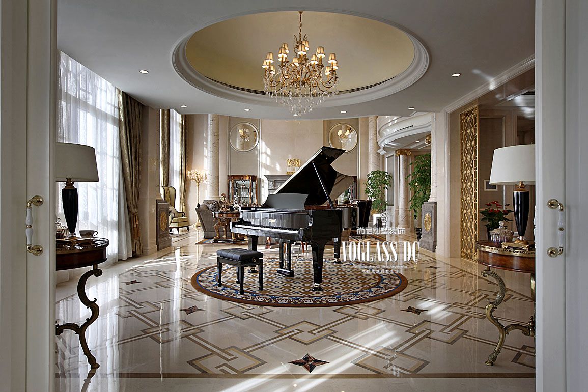 上海尚層裝飾_別墅裝修尚匯豪庭美式案例_2