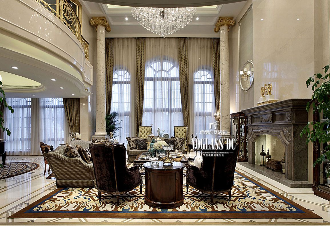 上海尚層裝飾_別墅裝修尚匯豪庭美式案例_3