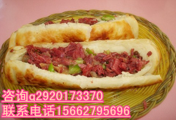 河間驢肉火燒加盟學(xué)習(xí)保定驢肉火燒做法_1