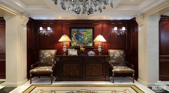 上海尚層別墅裝修招商海德名門歐式風(fēng)格_3