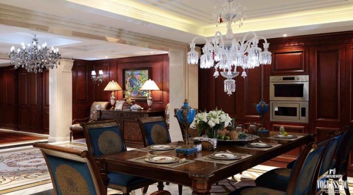 上海尚層別墅裝修招商海德名門歐式風(fēng)格_1