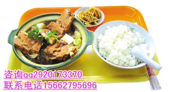 青島正宗排骨米飯加盟濰坊學(xué)習(xí)把子肉配方做法_1