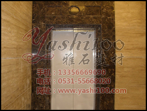山東大理石電梯門套（圖）_2