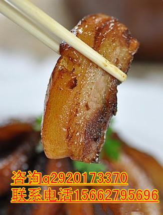 濟(jì)南快餐米飯把子肉加盟聊城學(xué)習(xí)把子肉配方_1