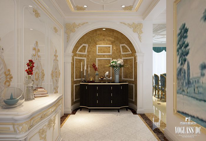 上海尚層別墅裝修上海綠城玫瑰園田園風格_1