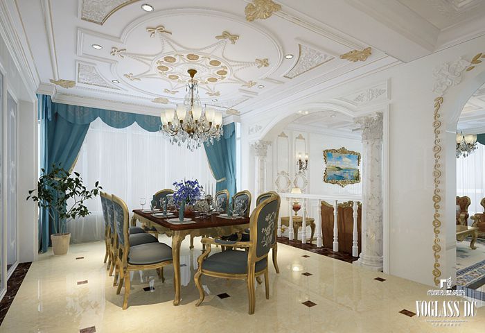 上海尚層別墅裝修上海綠城玫瑰園田園風格_3