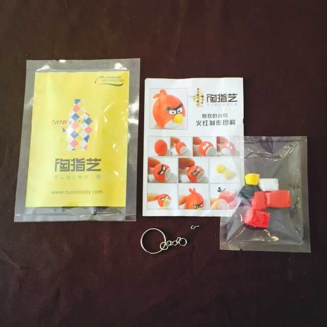 憤怒的小鳥陶指藝DIY軟陶創(chuàng)意手工教程_2