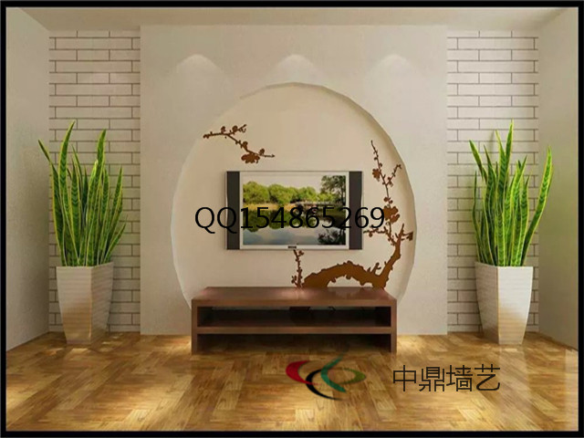 中鼎3D背景墻孕育無限財富（圖）_1