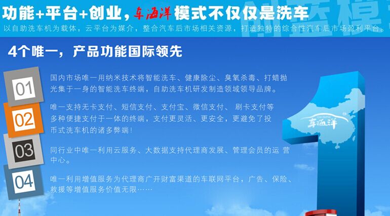 車海洋自助洗車機加盟_1