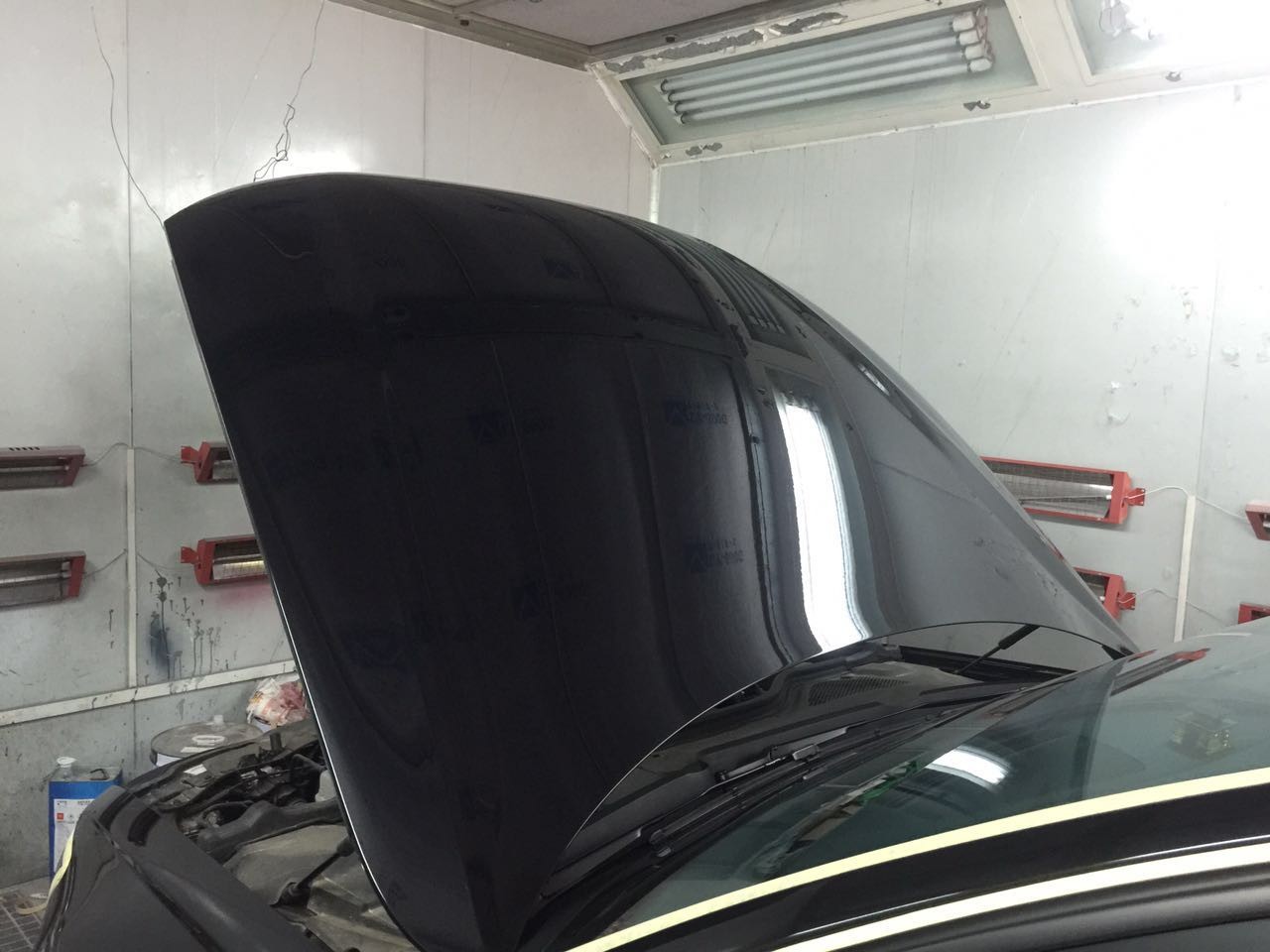 四川汽車美容加盟店奧迪A6汽車鍍膜鍍晶終結(jié)者巨亮魔晶施工效果_1