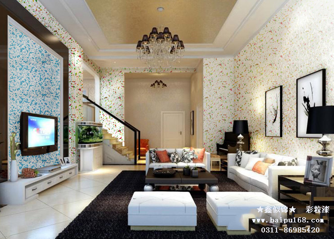 猴年做建材生意天津顆粒漆墻面漆讓你日進斗金_1