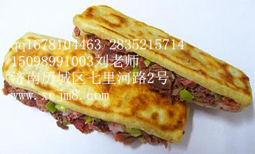 河間驢肉火燒加盟 山東驢肉火燒培訓學習驢肉火燒做法_1