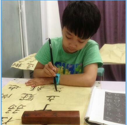 郑州东区儿童毛笔书法培训课程哪家好（图）_1